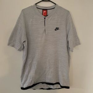 Nike Men's Half Button Down T-Shirt